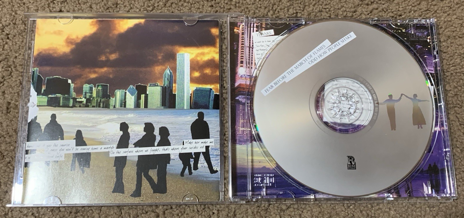 Fear Before the March of Flames Odd How People Shake CD, Rare Jewel Case Press