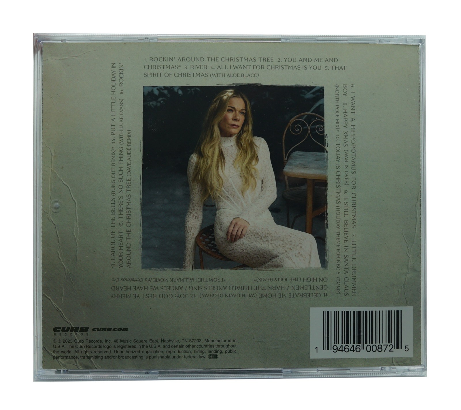 LeAnn Rimes Greatest Hits Christmas NEW CD Christmas Country Music