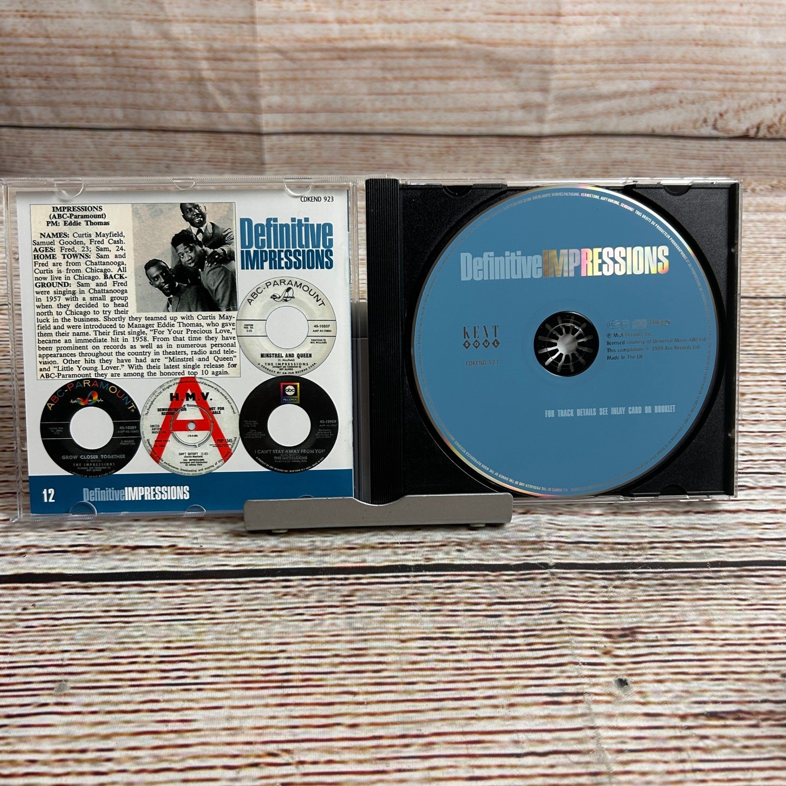 The Impressions Definitive Impressions CD Soul R&B Anthology CDKEND 923 2002