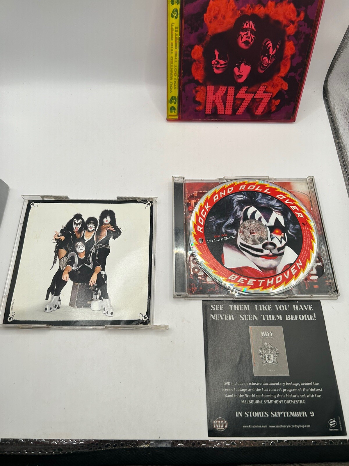 Kiss 4 CD Lot - Alive III, Alive IV, You Want The Best You Got The Best,
