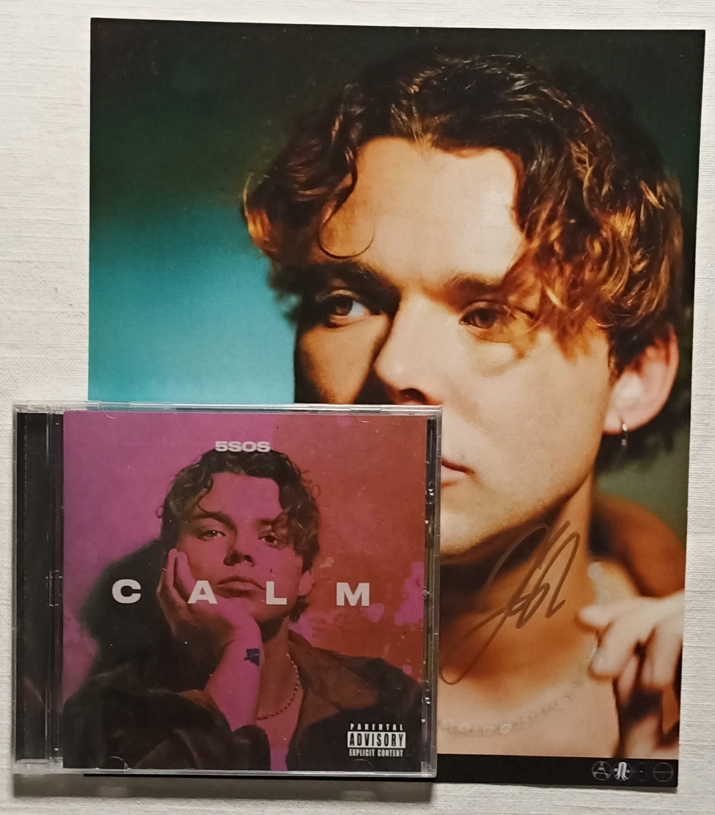 5 Seconds of Summer CALM - Ashton Edition 5SOS CD 2020 + Autographed Photo New