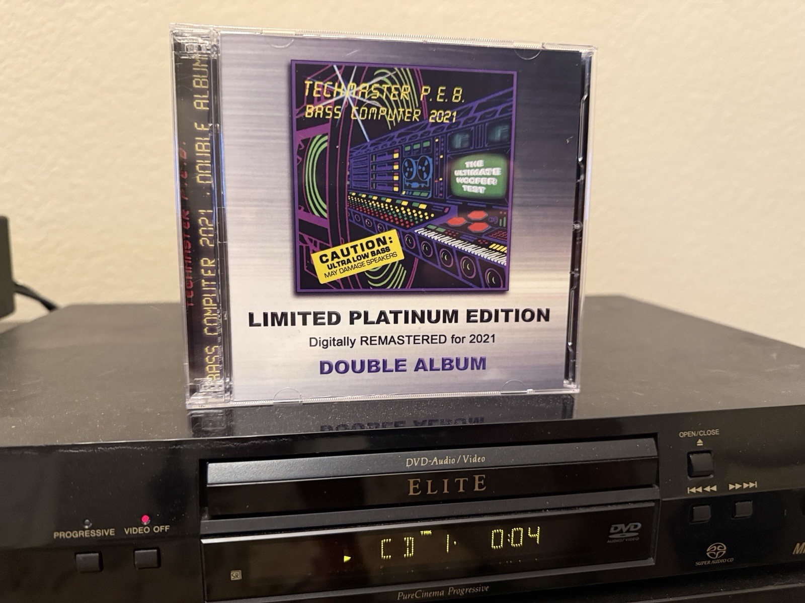 Techmaster PEB P.E.B.: Bass Computer 2021 Double CD-2CD Remastered and Signed!