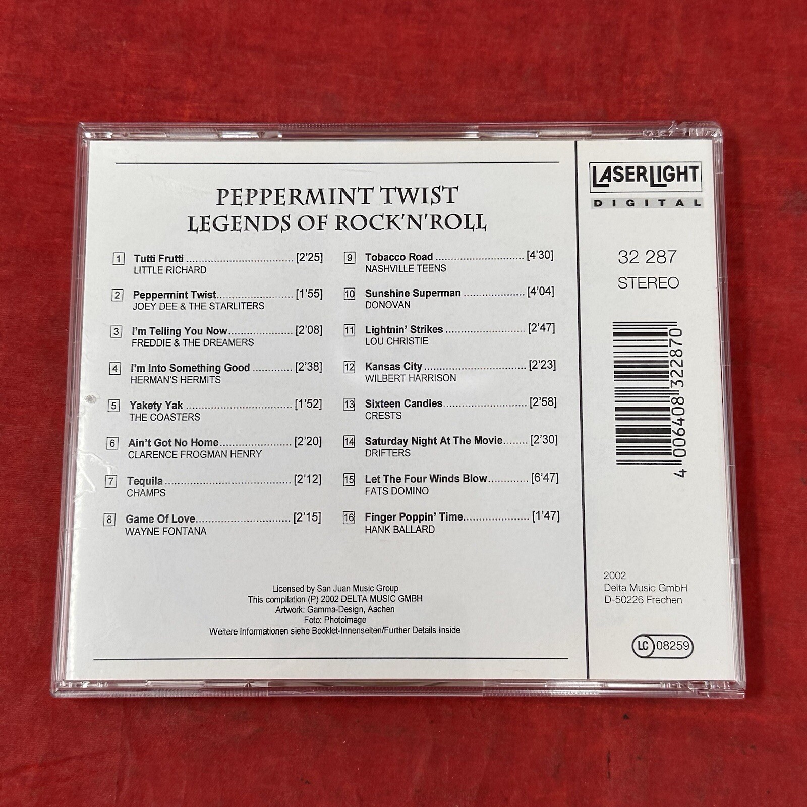 Peppermint Twist CD Box Set Rock Classics 1950s 1960s