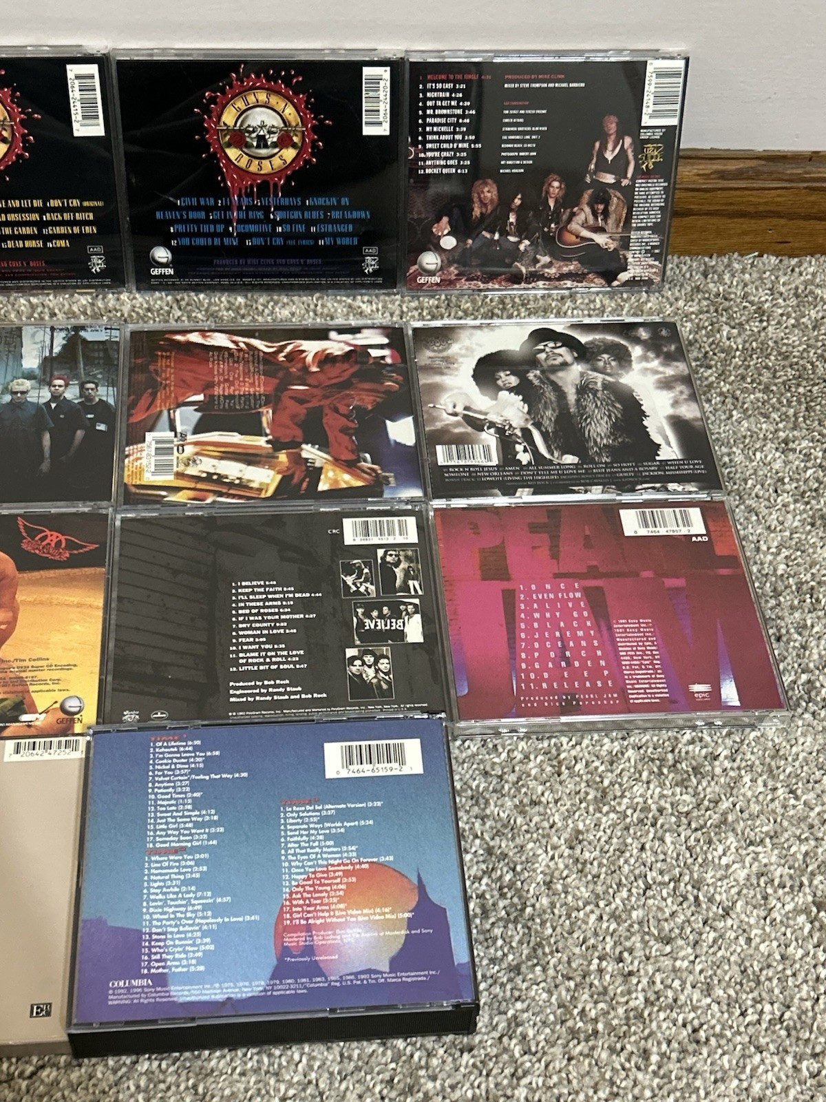 Lot Of 14 Vintage CD’s 90’s Rock, Metal Bundle Guns N’ Roses, Journey And More
