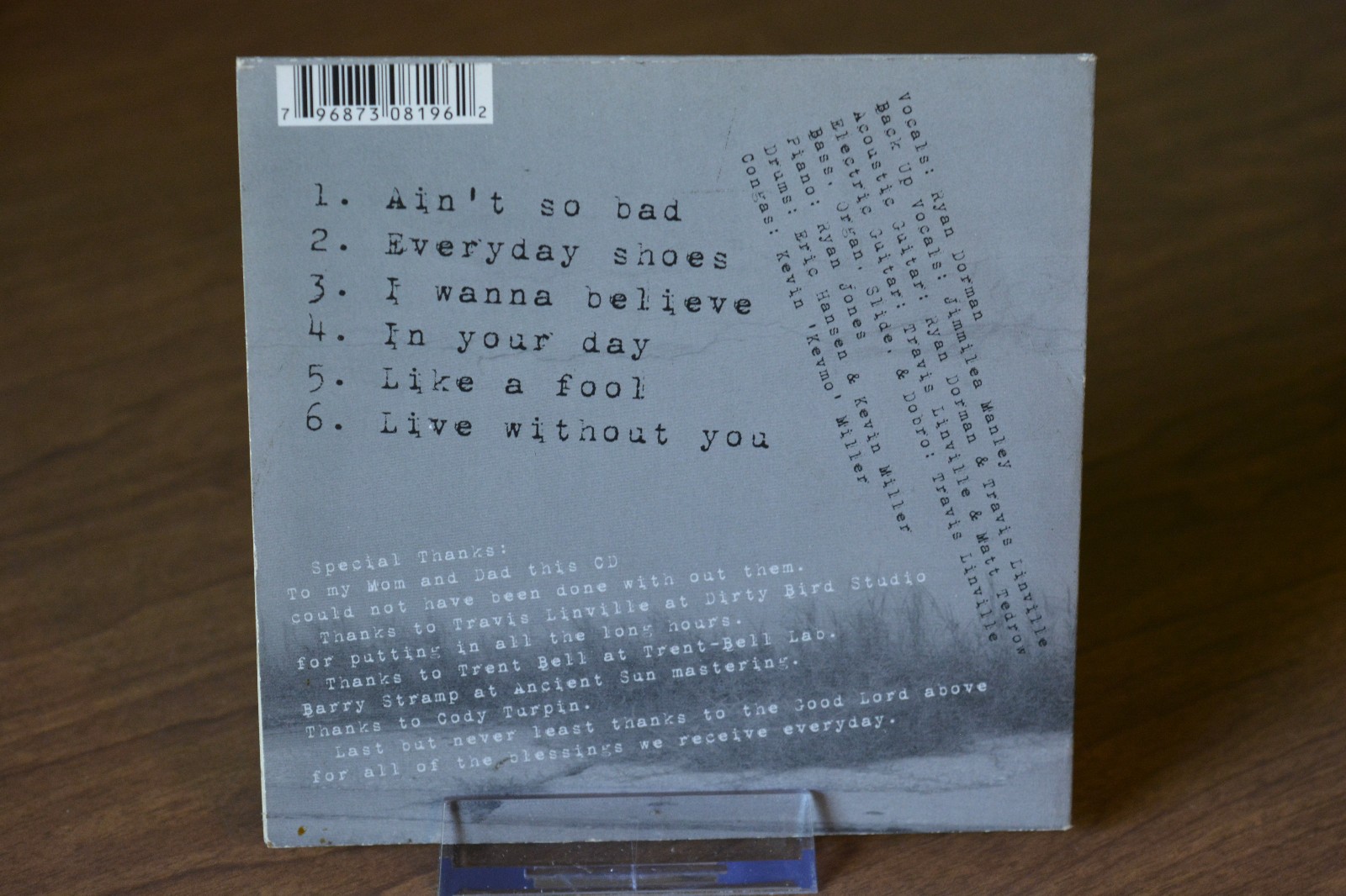 Ryan Dorman - Aleut EP CD 2008 ROCK POP SELF-RELEASED SINGER-SONGWRITER OKLA