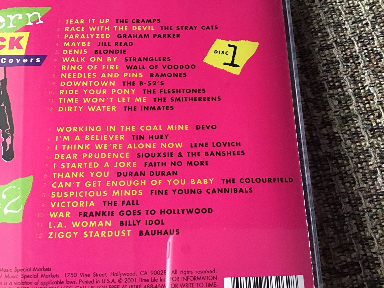 MODERN ROCK UNDER THE COVERS OOP 2-CD SET TIME-LIFE EMI PRINT 24TRX