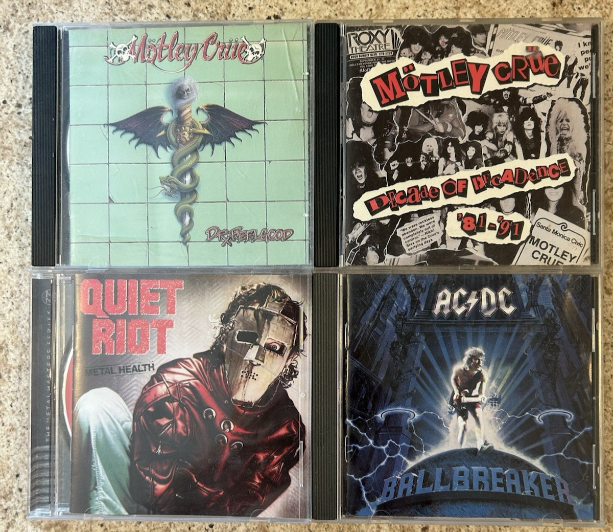 Hard Rock/Rock Music CD Lot Of 32 Different Titles (Mostly 1980’s Era)