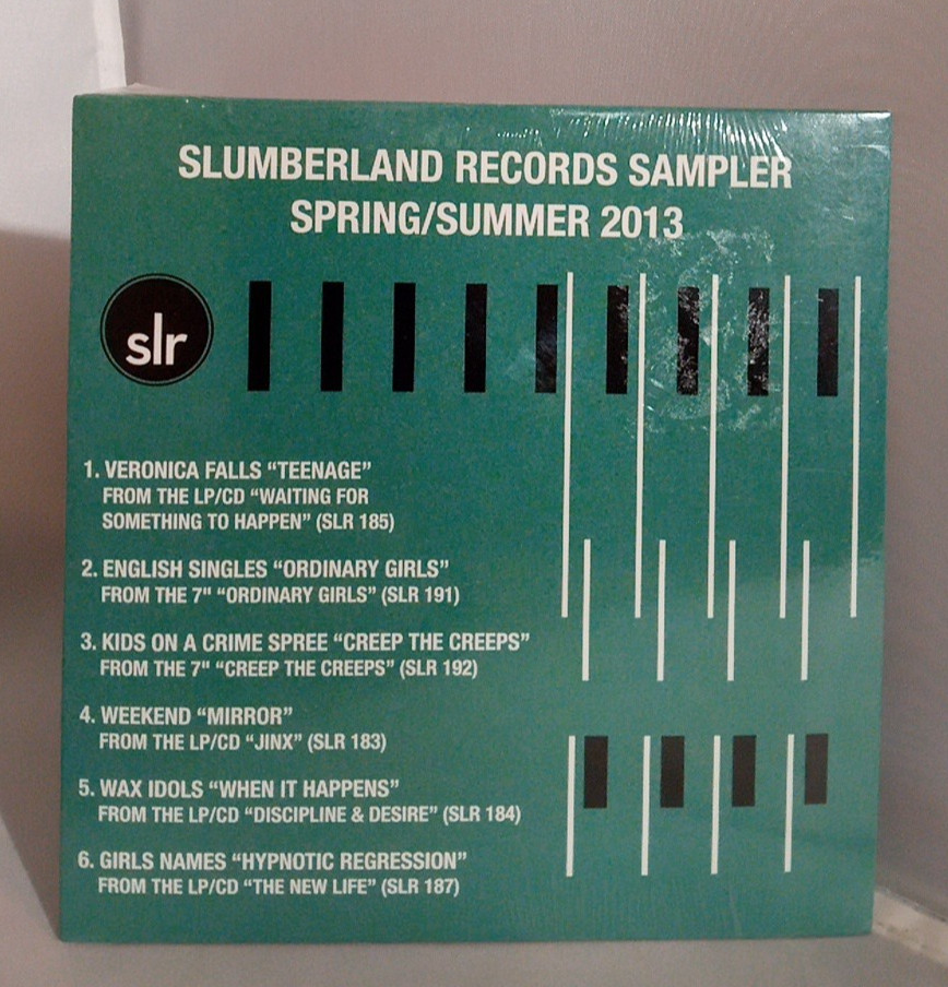 2013 Slumberland Records CD Promo Sampler - Indie Rock / Pop - New Sealed