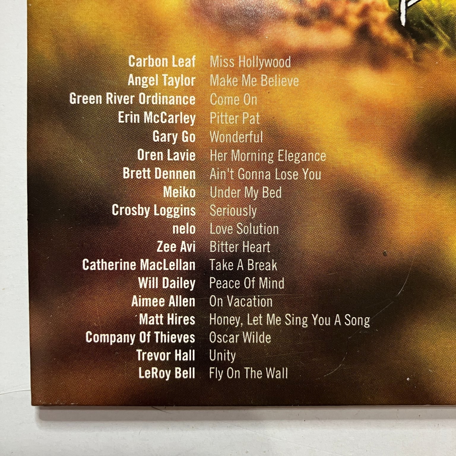 The Mountain 103.7 FM New Music Sampler CD 2009 Promo Compilation Indie Rock Pop