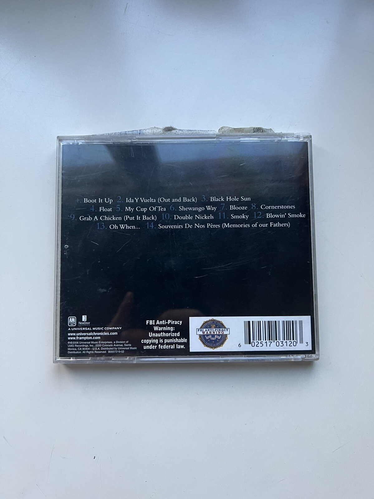 Peter Frampton Fingerprints CD 2006 New Door Records