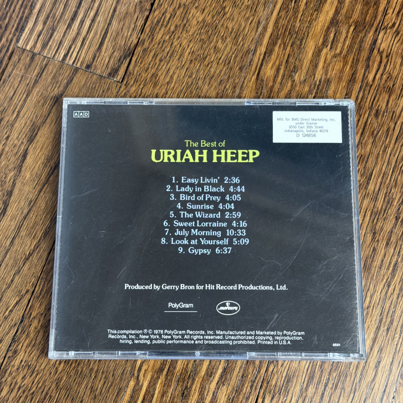 The Best of URIAH HEEP CD-Free Shipping after Purchase of 1st CD