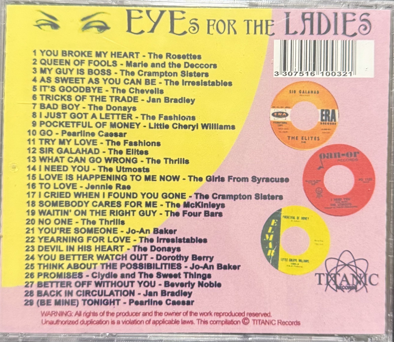 Eyes For The Ladies CD Brand New
