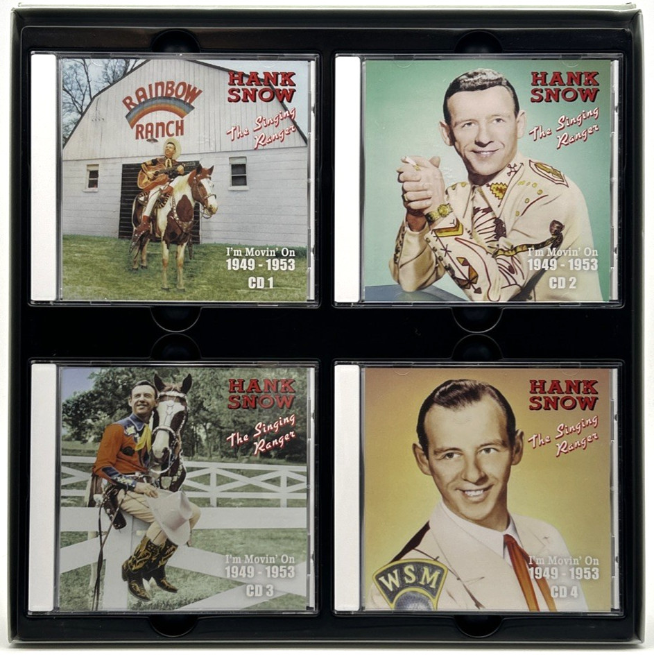 HANK SNOW "The Singing Ranger" 4xCD 1988 Bear Family Records ‎– BCD 15426