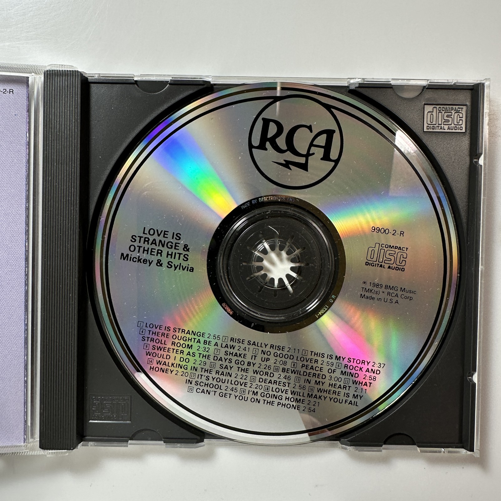 Love Is Strange & Other Hits CD Mickey & Sylvia Rock & Roll RCA 9900 2 R
