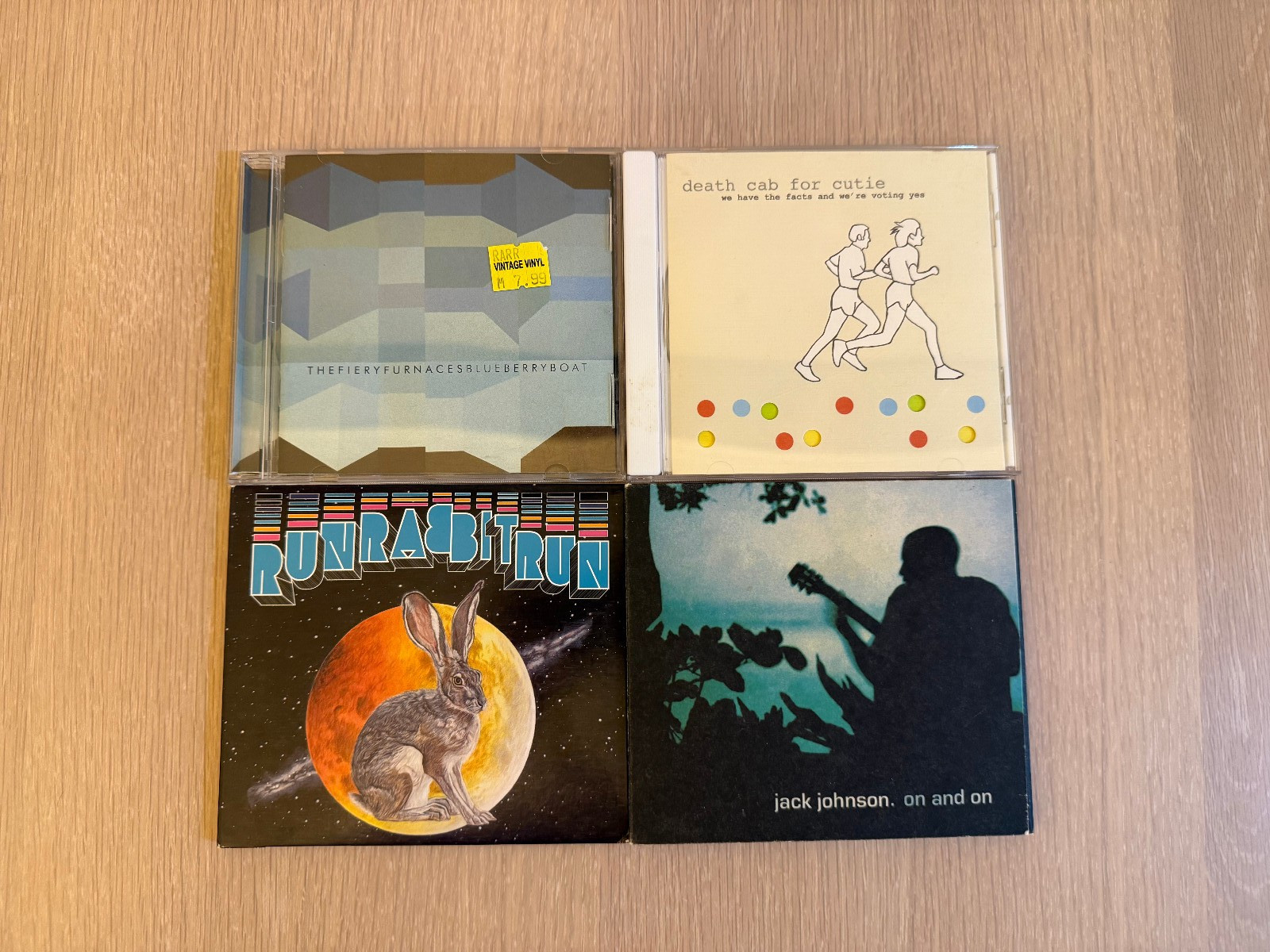 2000s indie rock cd lot Sufjan Stevens Death Cab Fiery Furnaces Jack Johnson