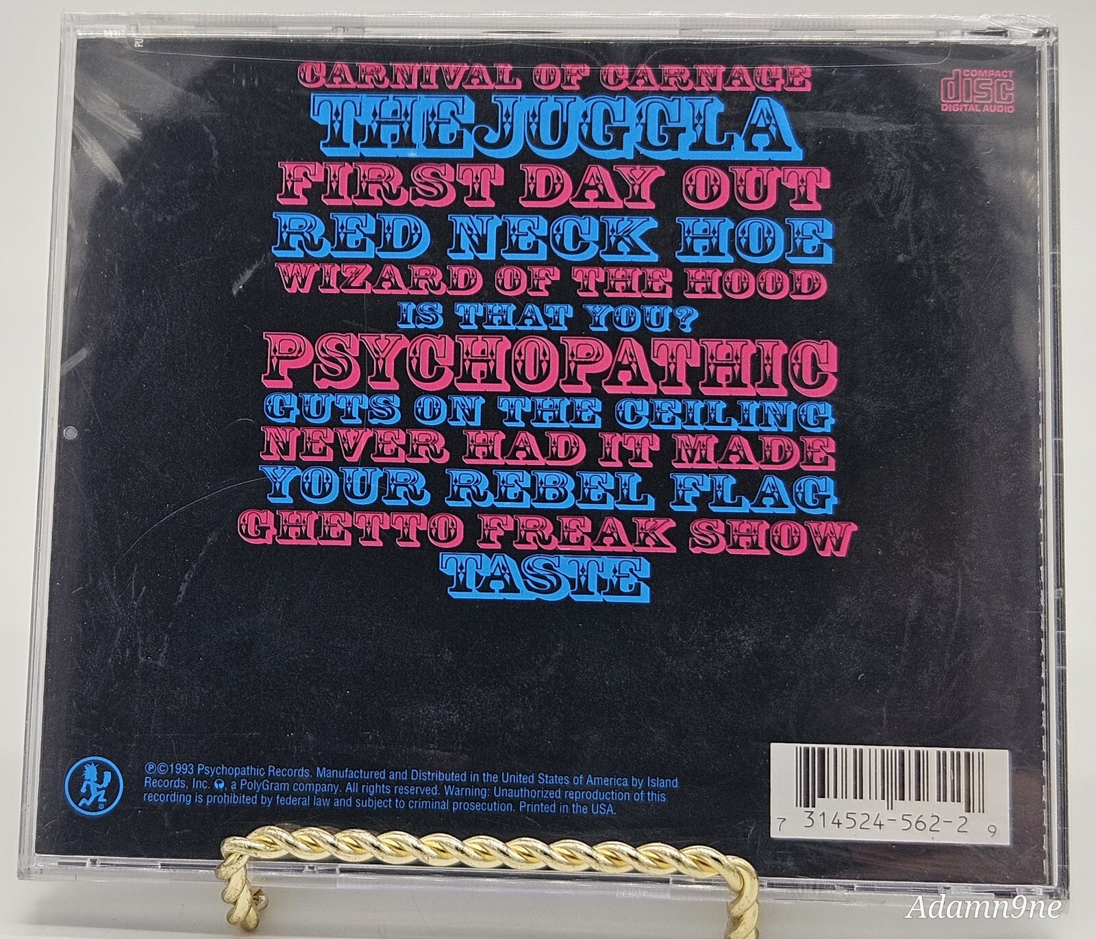 Insane Clown Posse Carnival Of Carnage CD Remastered Island New 1998 ICP Juggalo