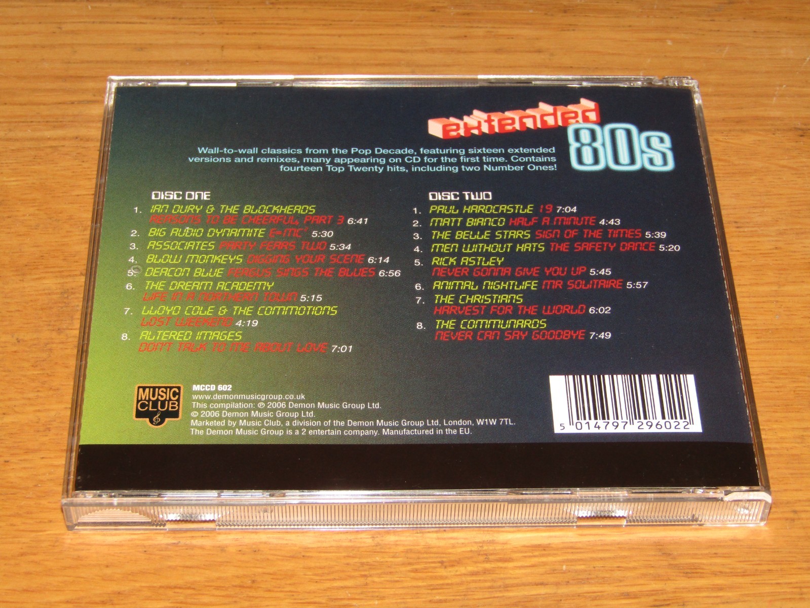 Extended 80s Classic Pop 12" Singles On 2CDs - 2 CD Set