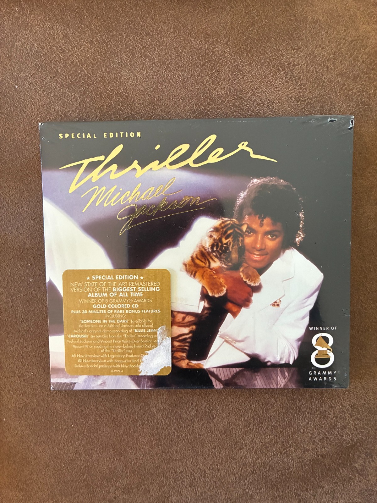 MICHAEL JACKSON THRILLER SEALED GOLD SPECIAL EDITION CD