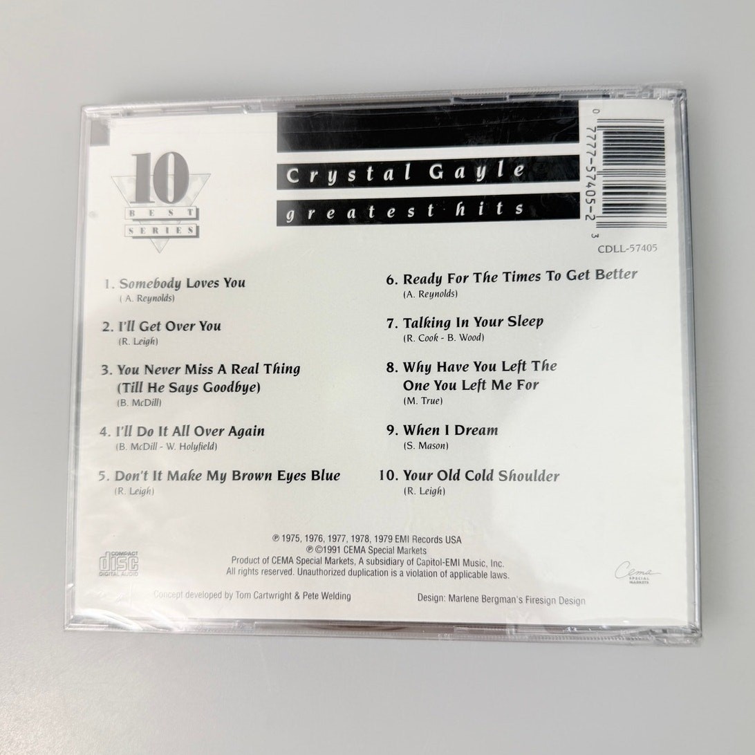 Crystal Gayle Greatest Hits 10 Best Series CD Sealed