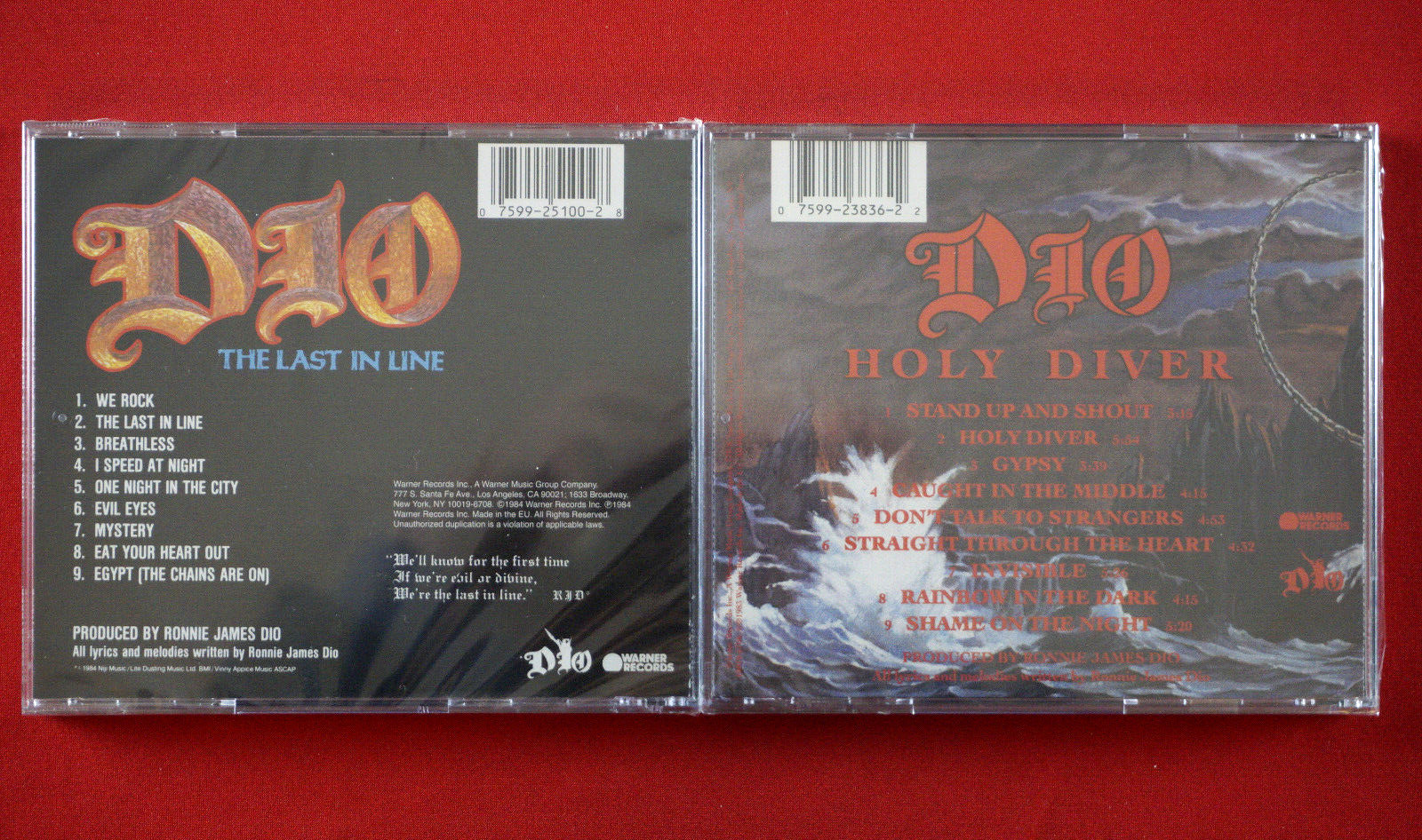 Dio Last in Line Holy Diver 2 CD Lot Gypsy Don't Talk to Strangers NEW Sealed