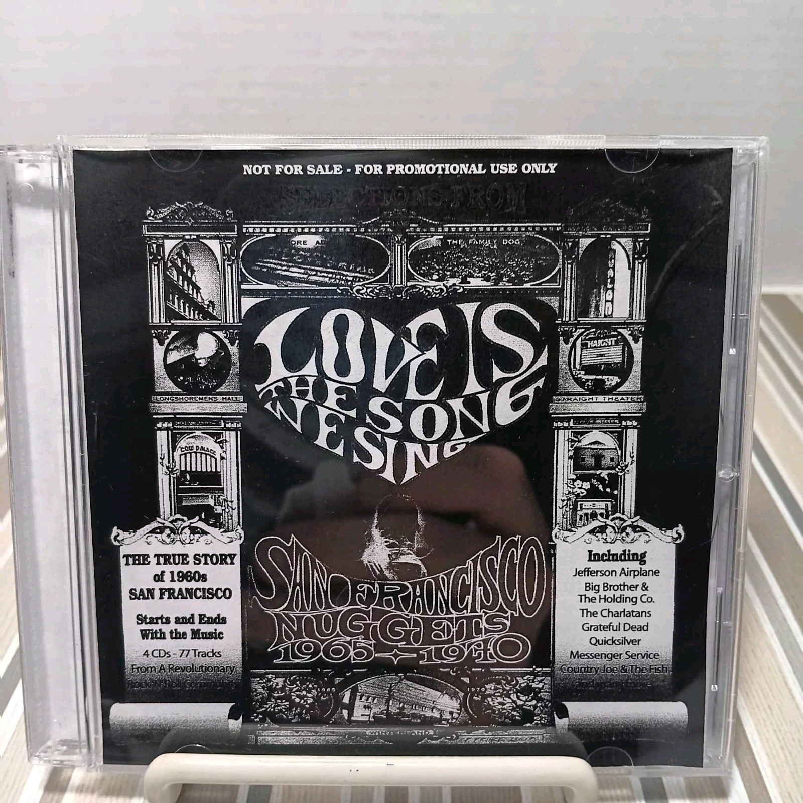 Love Is The Song We Sing San Francisco Nuggets 4 CD Promo Sampler Box Set Rare