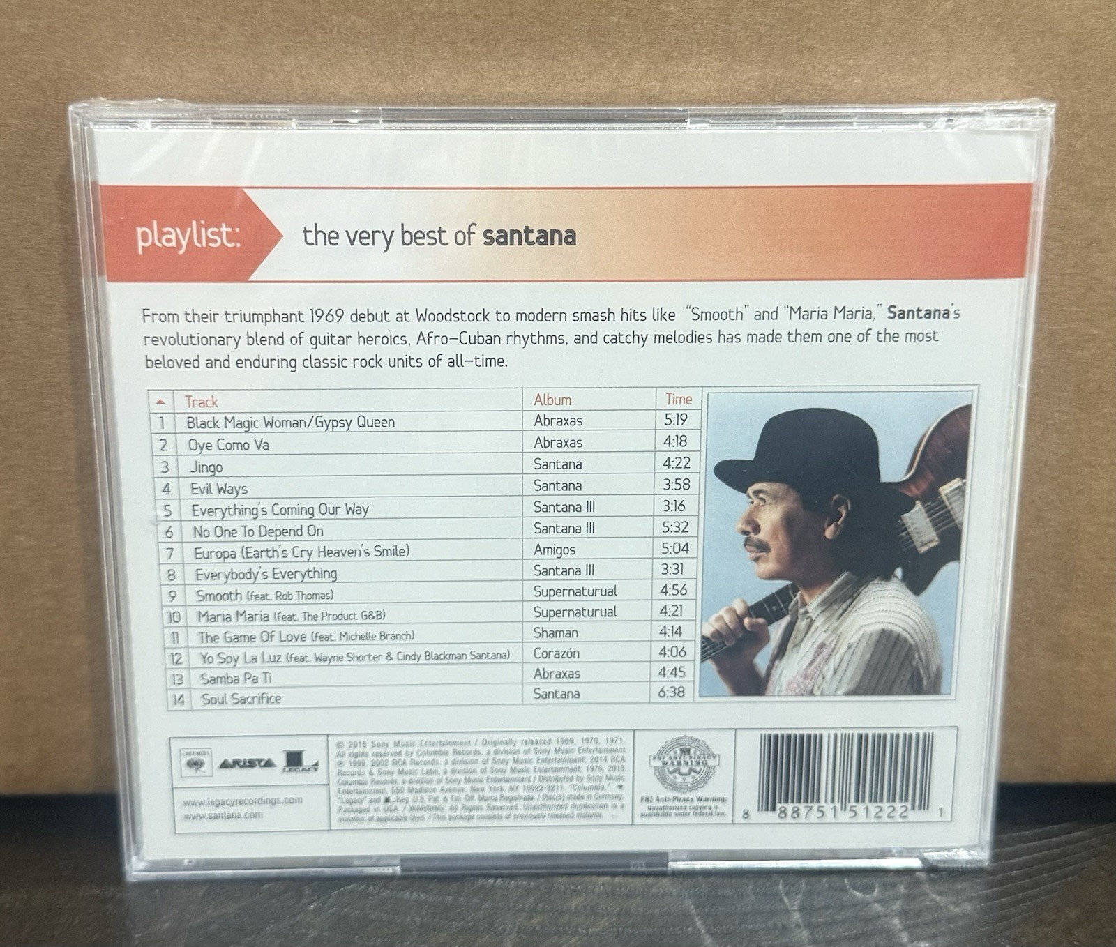 Santana - The Very Best Of CD Compilation 2015 Rock Sealed