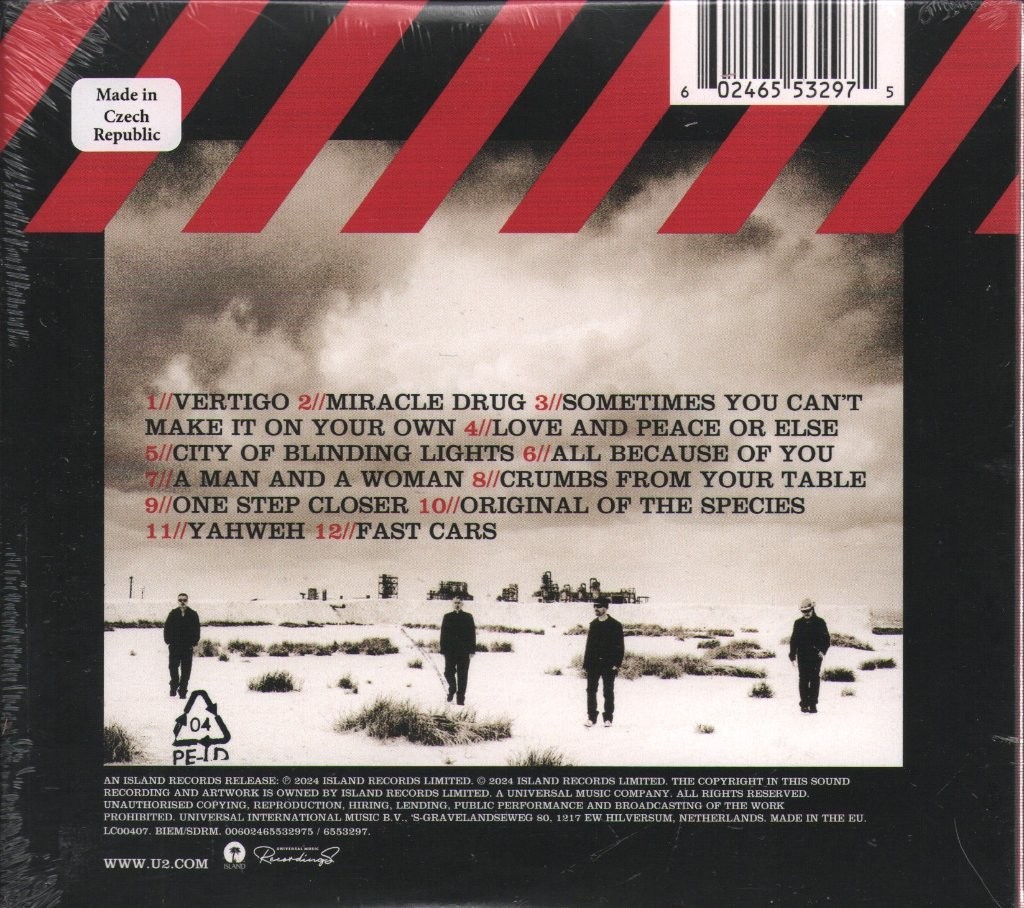 U2 How To Dismantle An Atomic Bomb (20th Anniversary) CD Europe Island 2024