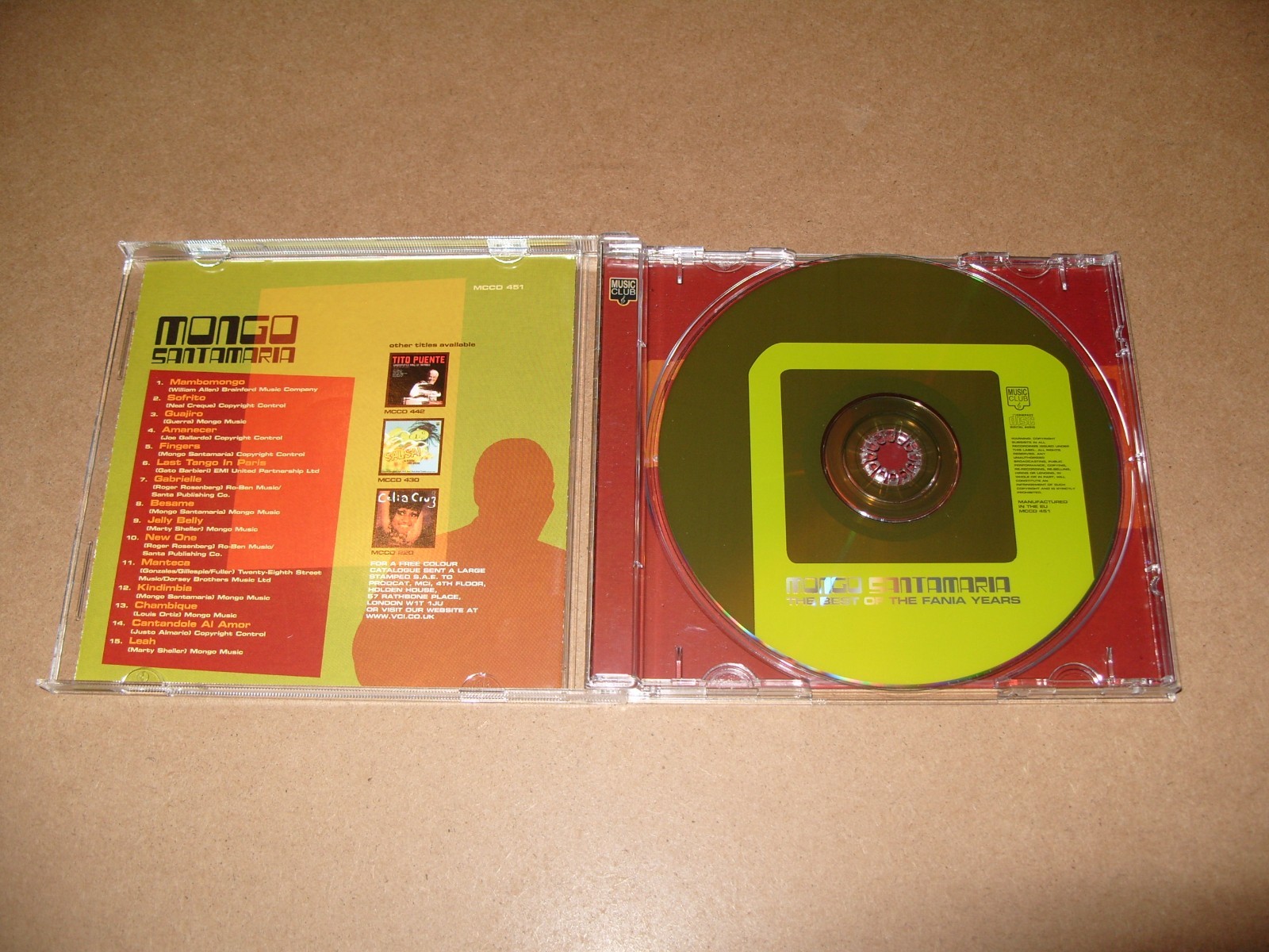Mongo Santamaria - Best of the Fania Years (2001) CD + INLAYS EXCELLENT + (C29)
