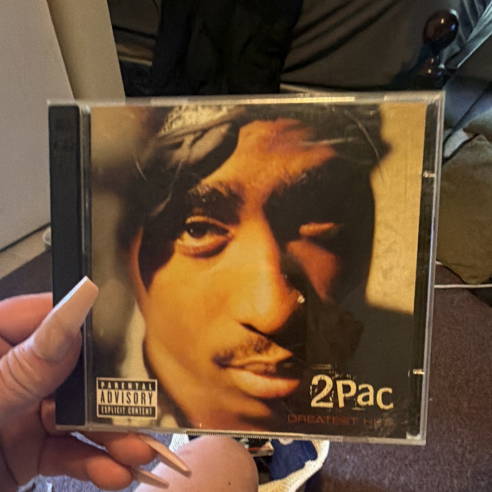 2Pac Greatest Hits Parental Advisory Compilation CD 1998 Death Row Records