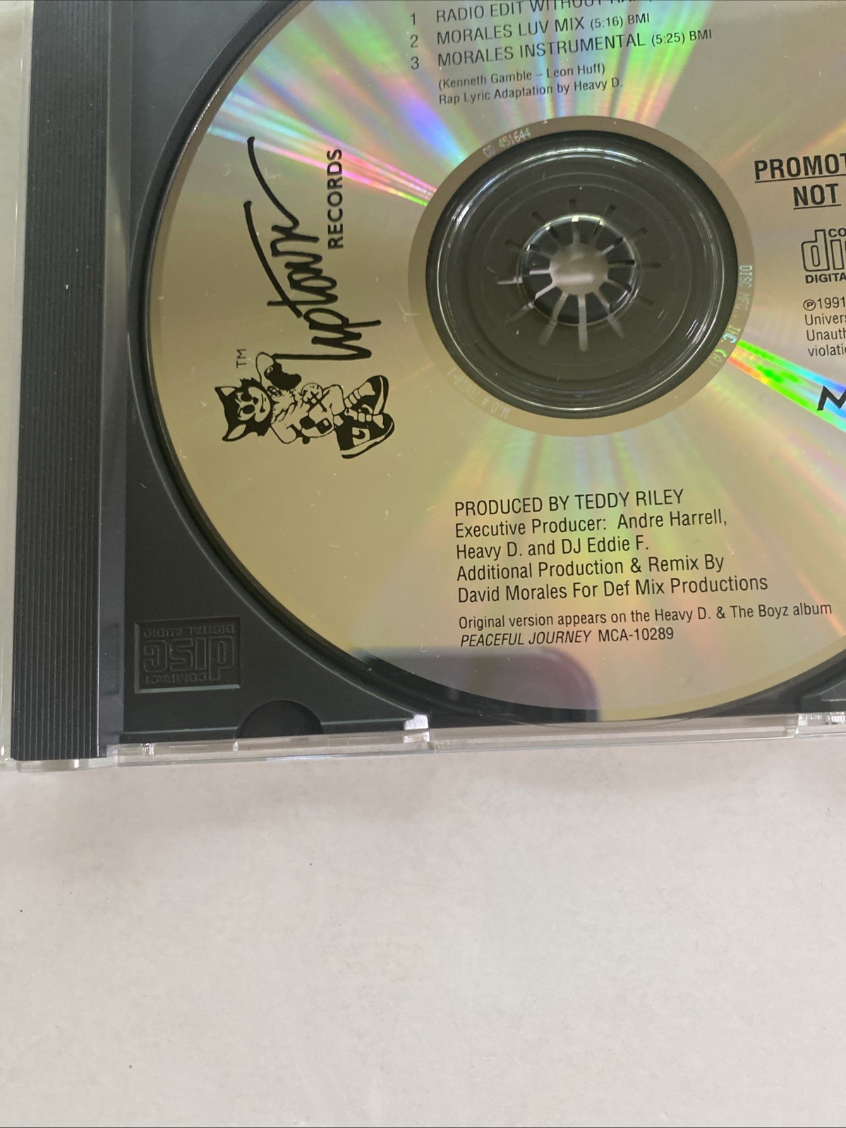 Heavy D & The Boyz - Now That We Found Love - Used Promo CD Single - US 1991 MCA