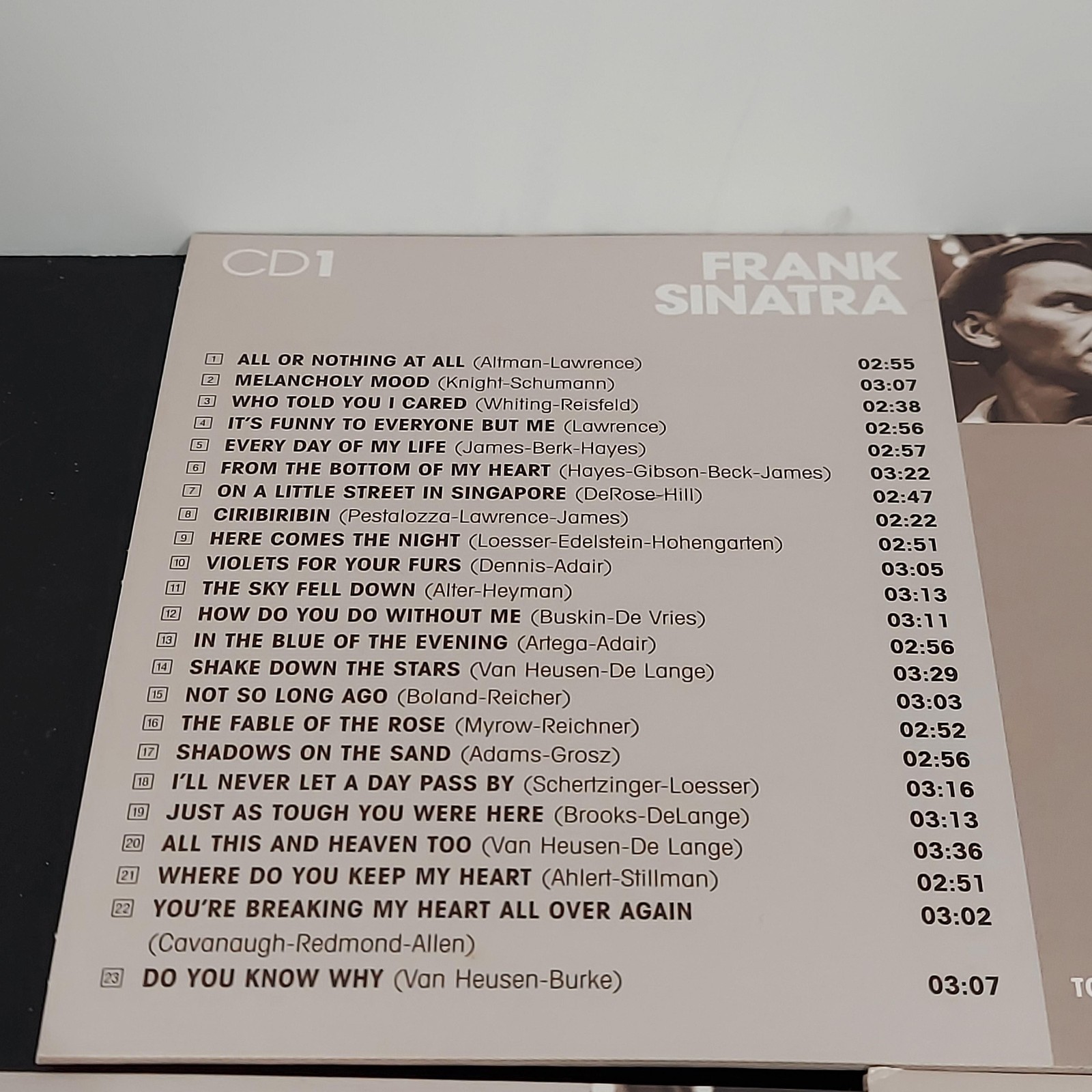 Frank Sinatra 10CD Box Set Et Vocal Jazz Big Band Brown Documents Compilation