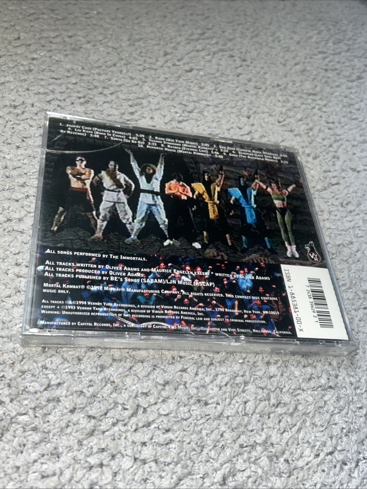 Mortal Kombat / Video Game (Original Soundtrack) by Mortal Kombat NEW! SEALED!