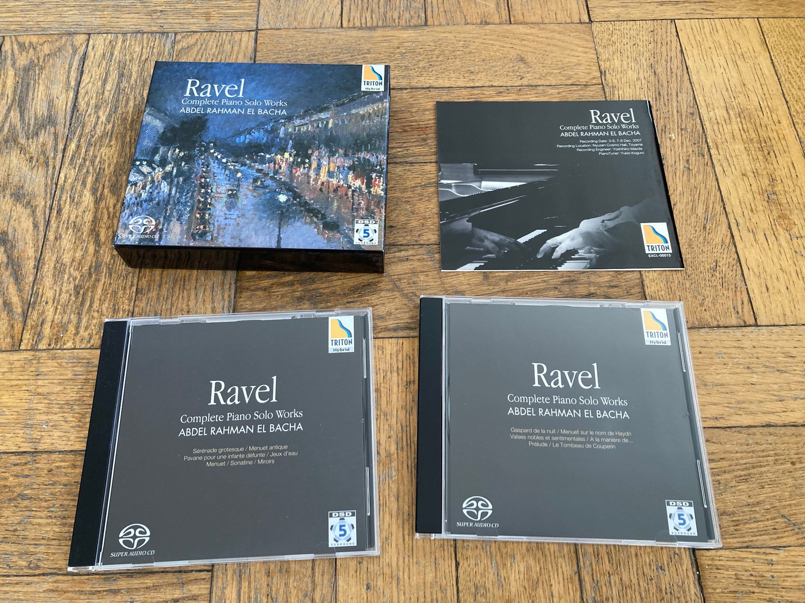 Ravel: Complete Piano Solo Works / Abdel Rahman El Bacha (SACD Set, 2008)