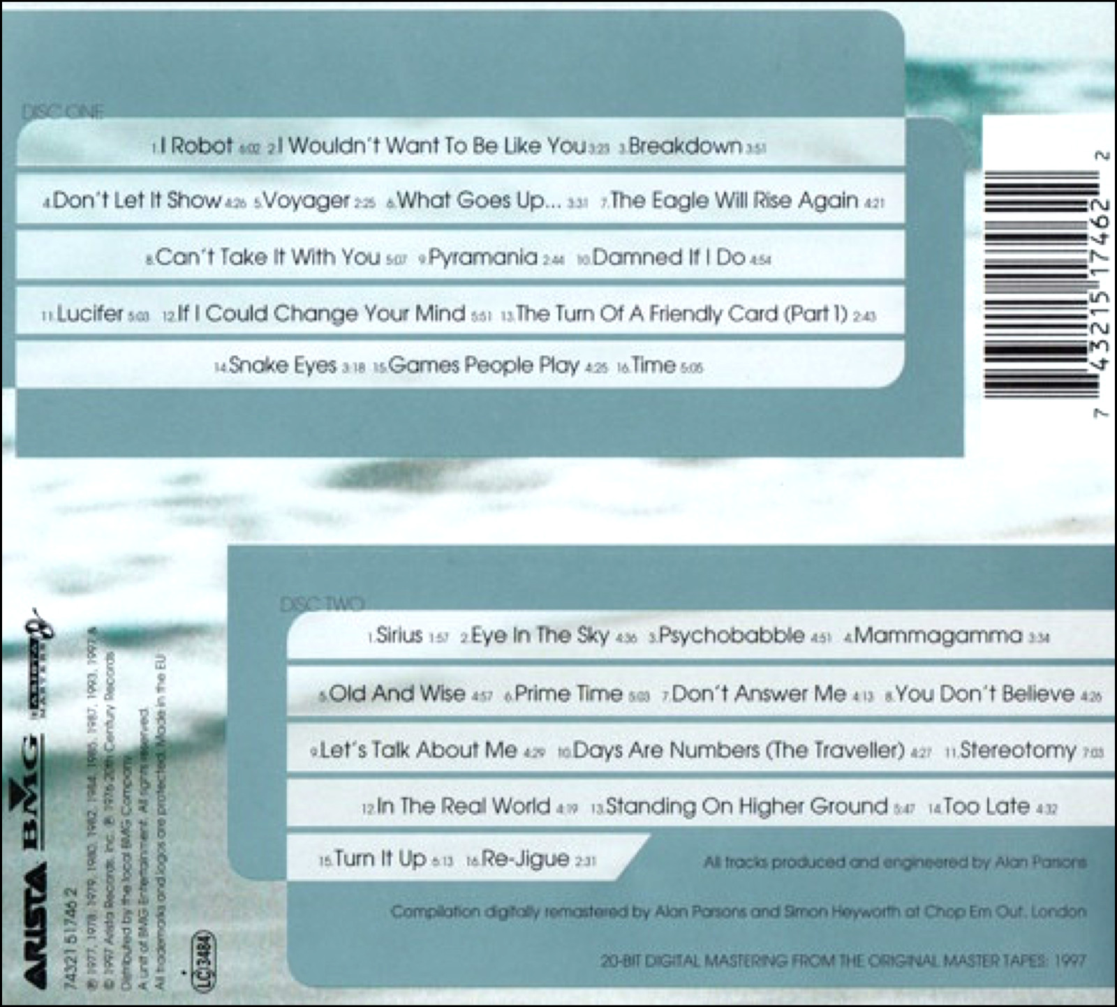 ALAN PARSONS PROJECT * 32 Greatest Hits * NEW 2-CD Boxset * All Orig Versions