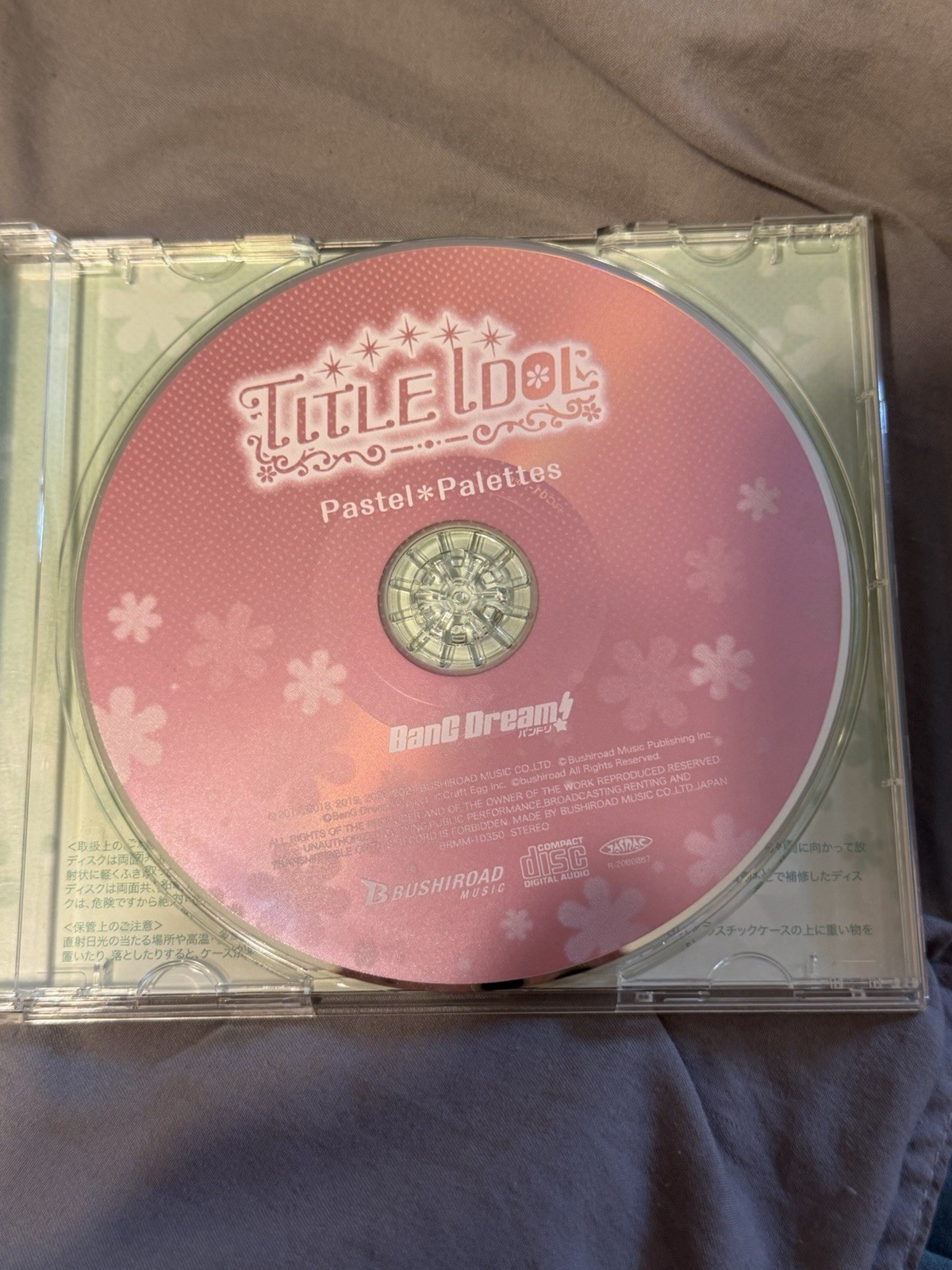 BanG Dream! Bandori TITLE IDOL CD First Press US Seller