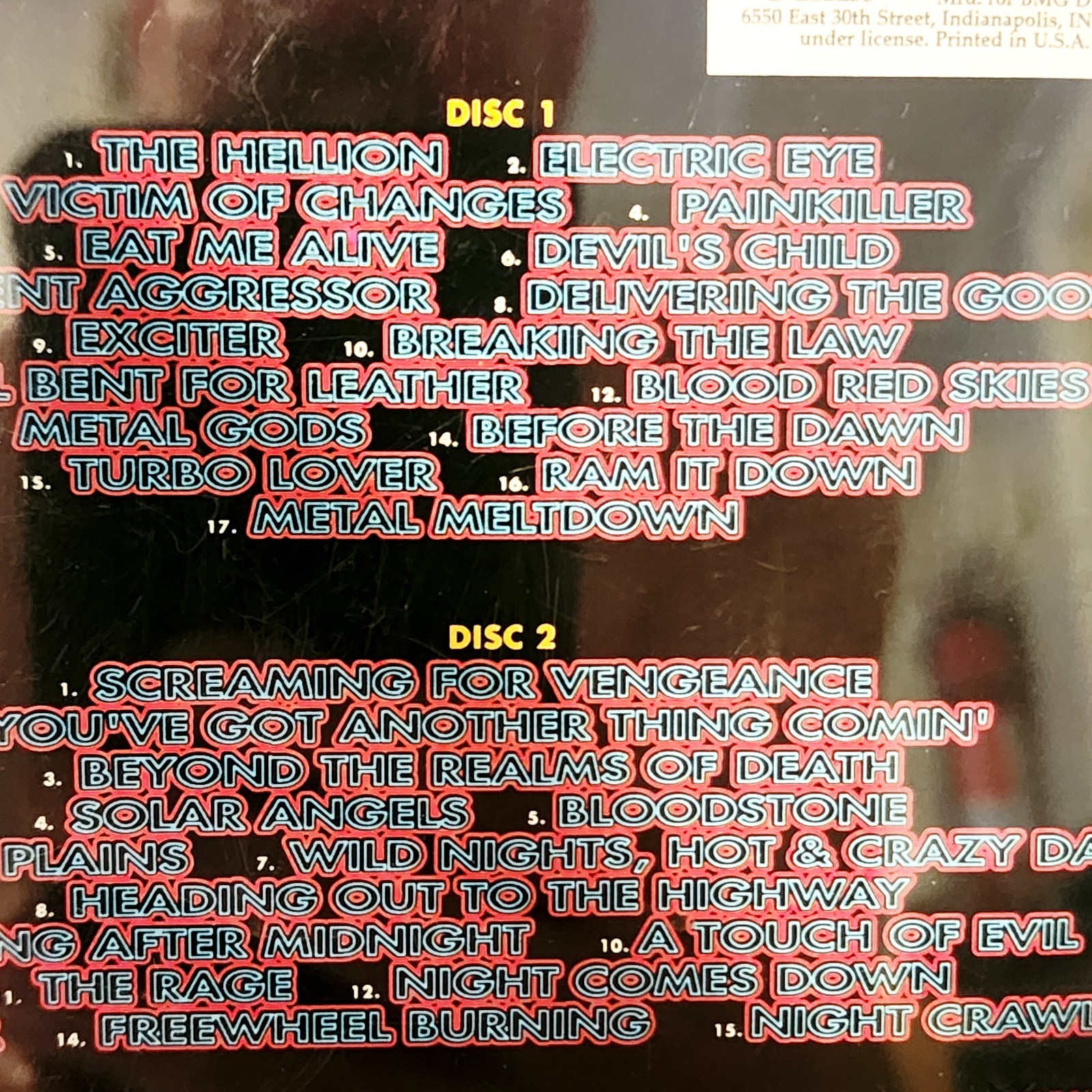 Judas Priest: Metal Works 1973-93 CD Metal Rock 2 Discs Have Scratches Read BMG