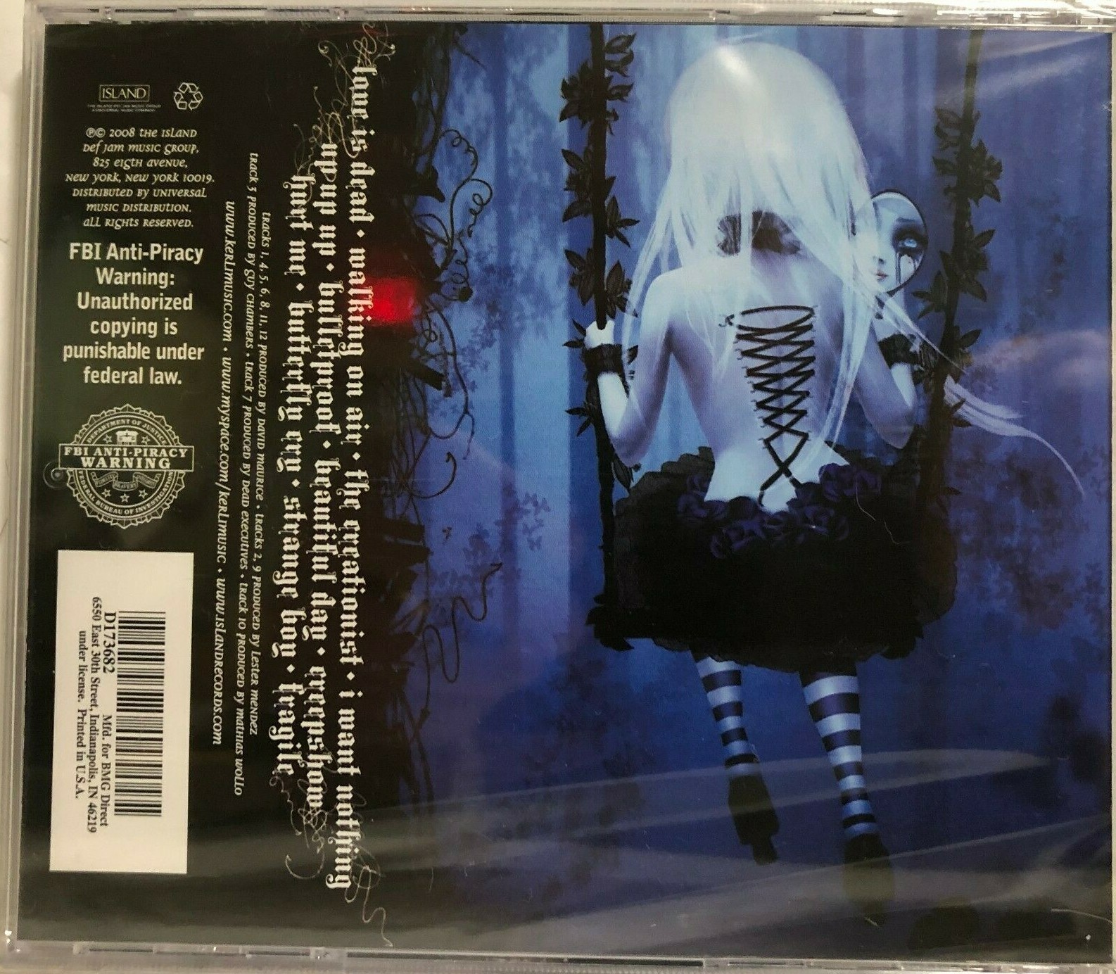 Love is Dead by Kerli (CD, 2008) New, BMG Version