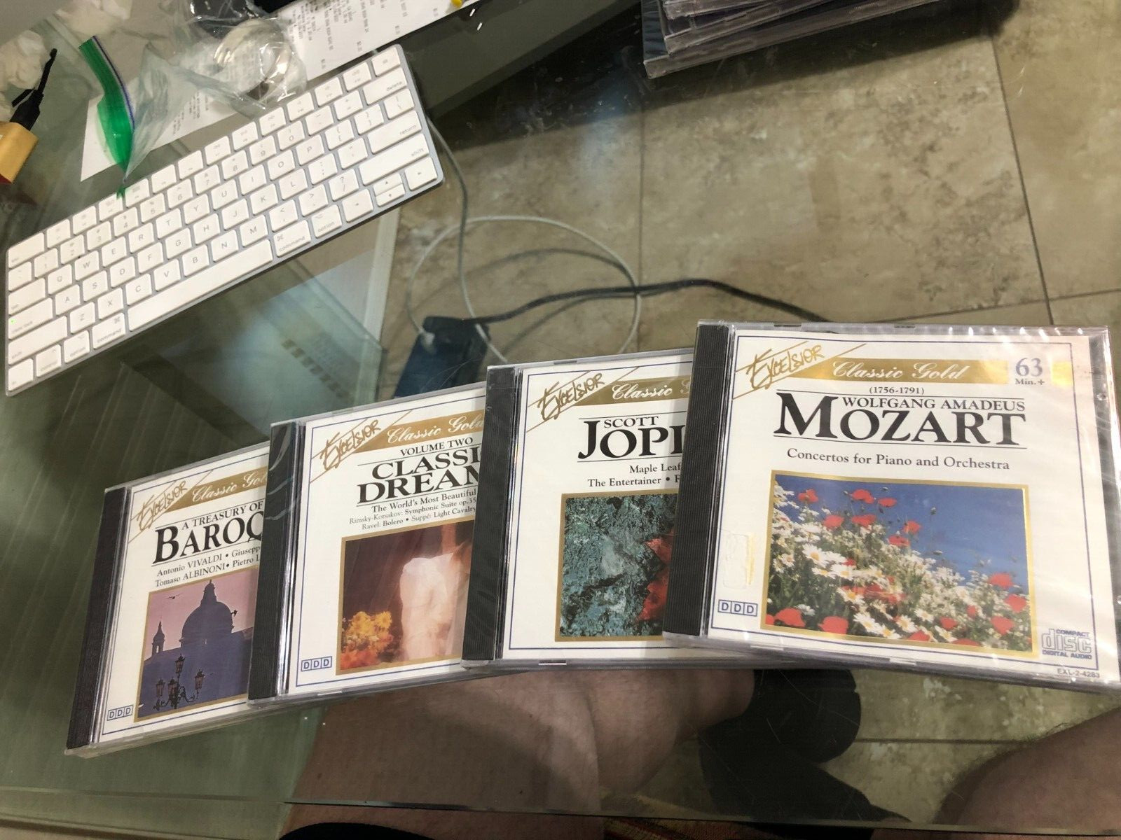 LOT OF 4 EXCELSIOR CLASSIC GOLD CDS NEW FACTORY SEALED