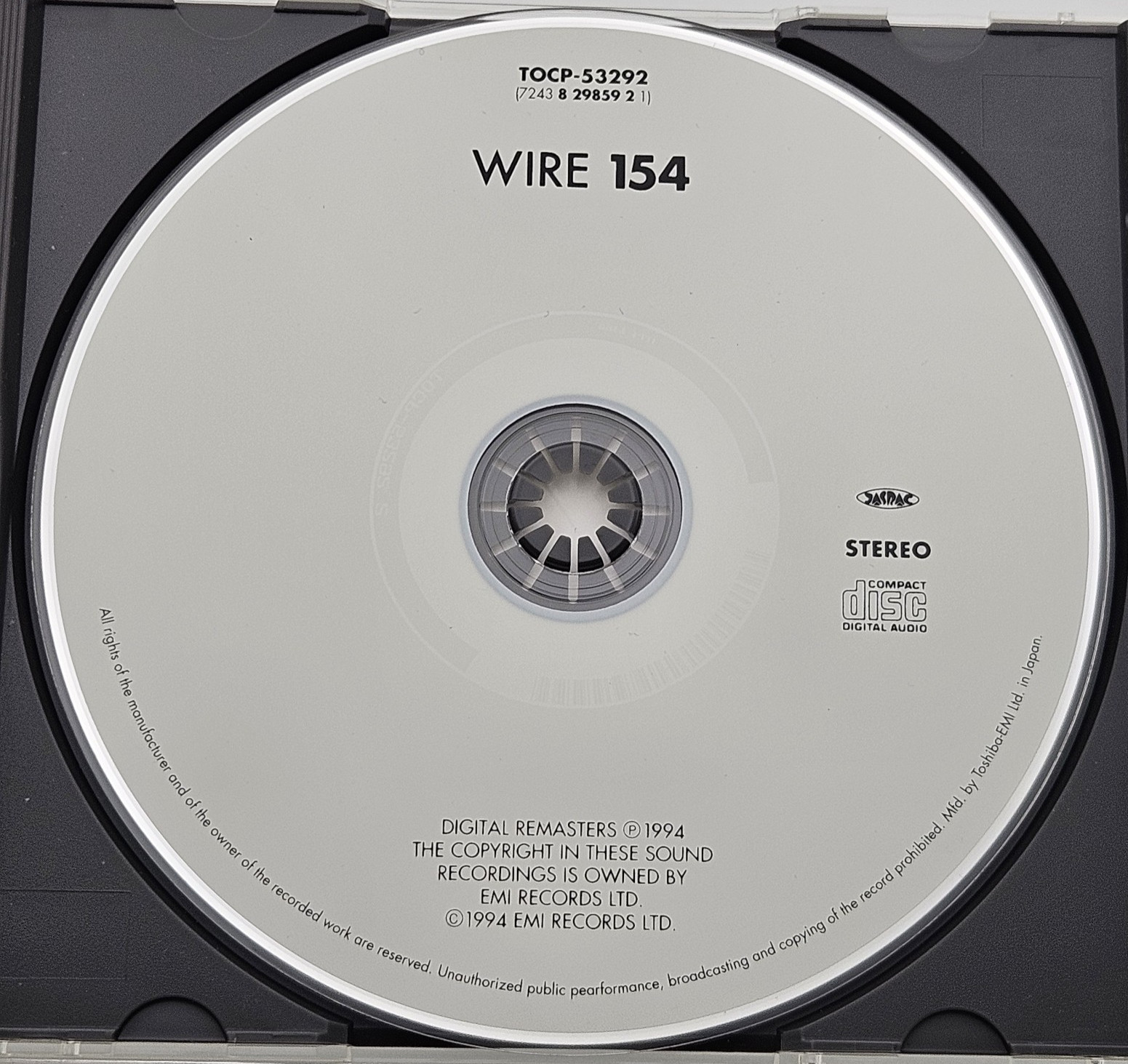 WIRE 154 Japan CD TOCP-53292 w/OBI 5bonustracks 18tracks Remastered 2003 (1979)