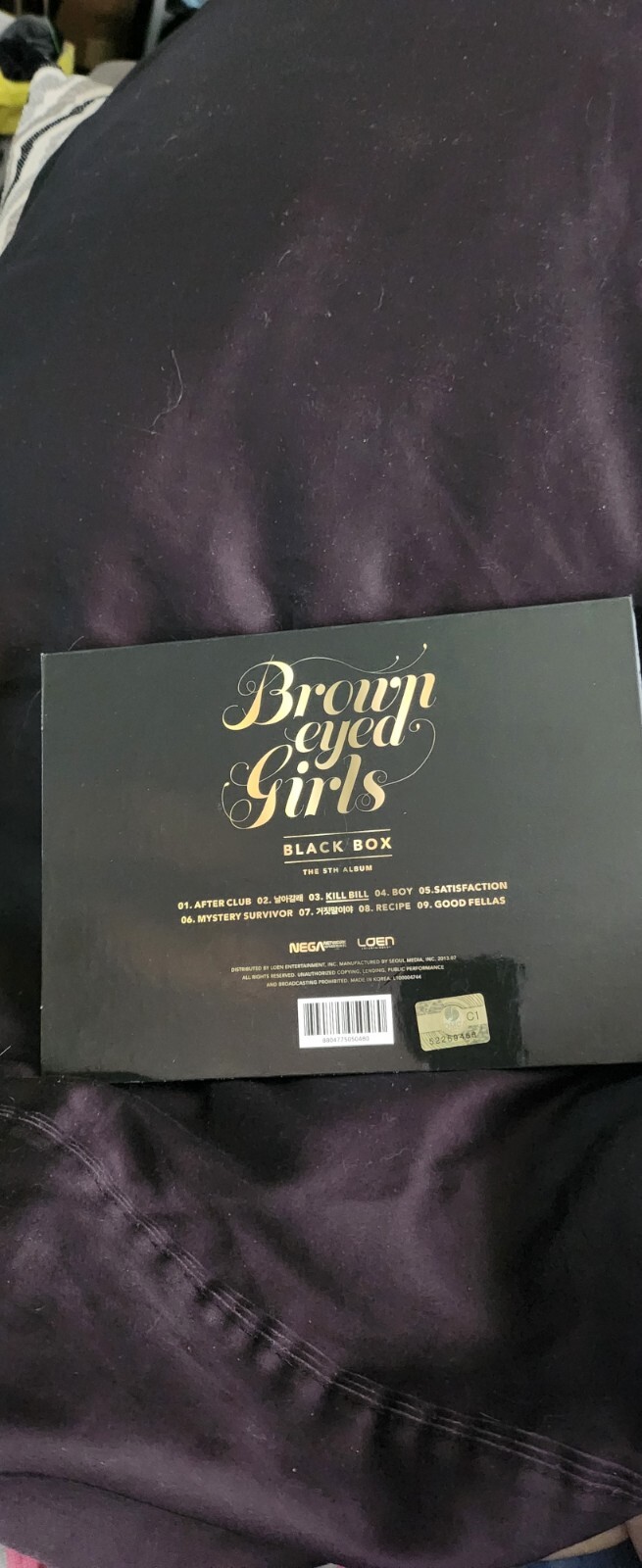Brown Eyed Girls "Black Box" - 2013 WITH Narsha Signed Photo!