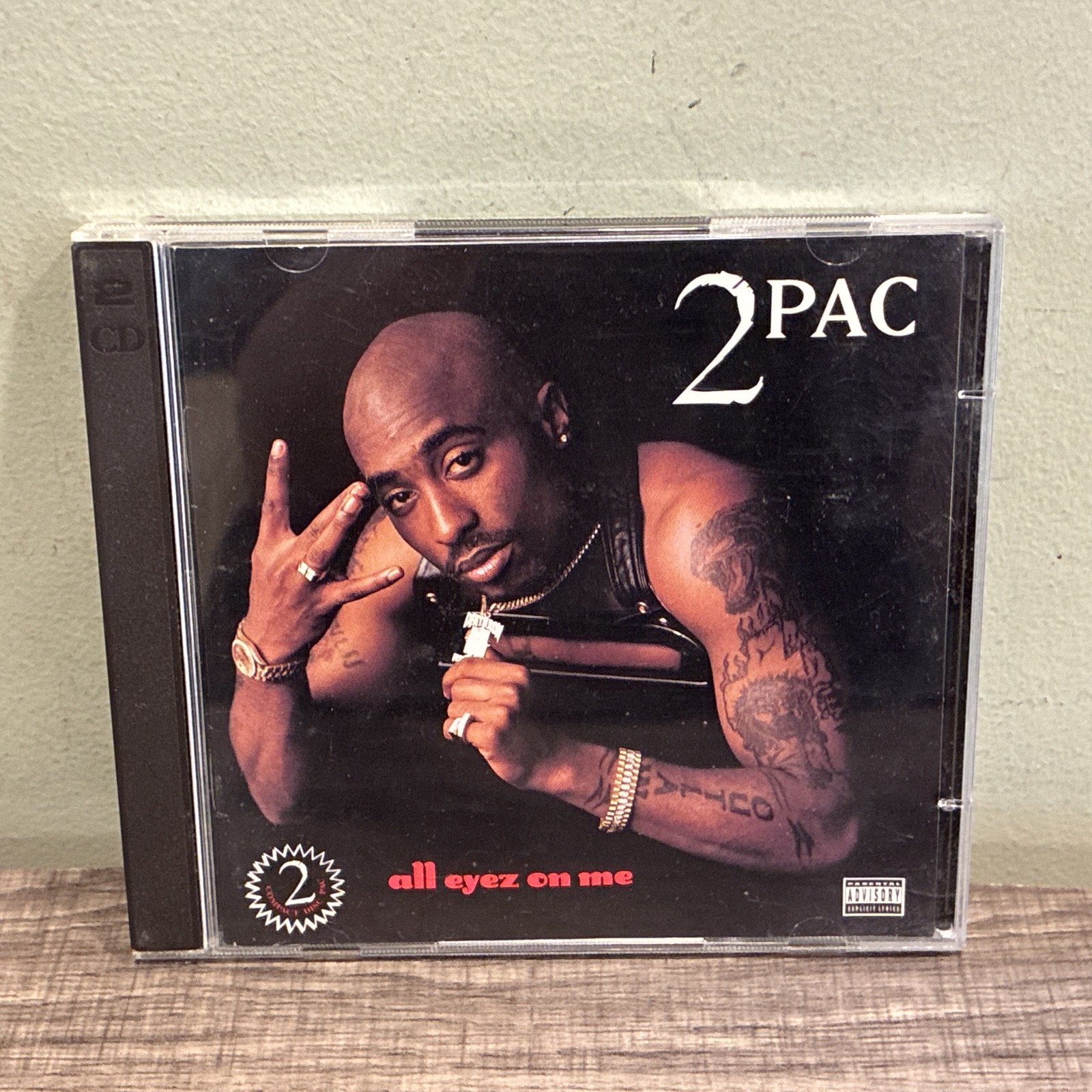 2Pac All Eyez On Me 2 CD Original Issue 314-524 204-2 Tupac Shakur Death Row