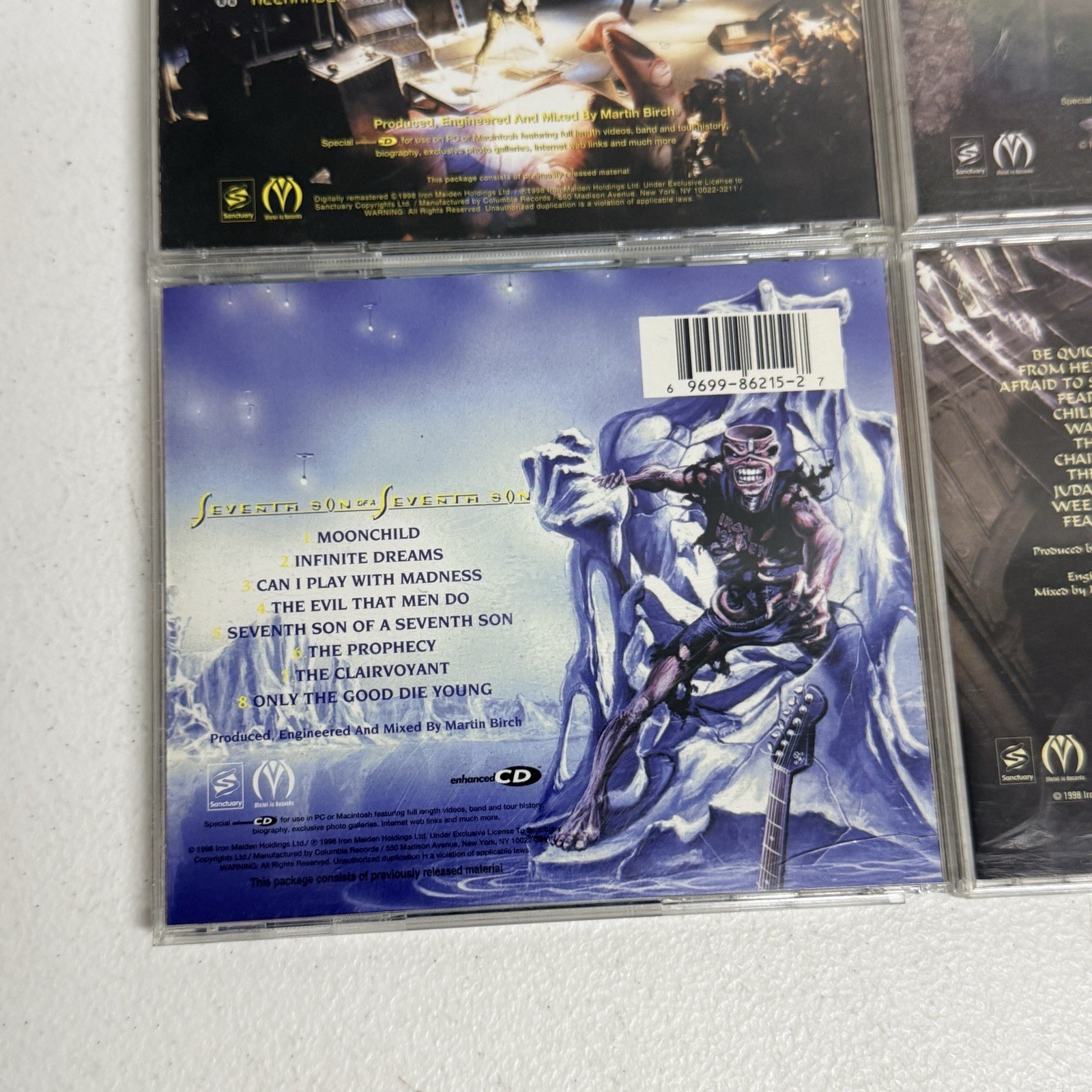 Iron Maiden CD Lot 6 Enhanced CDs Number of the Beast Fear of the Dark X Factor