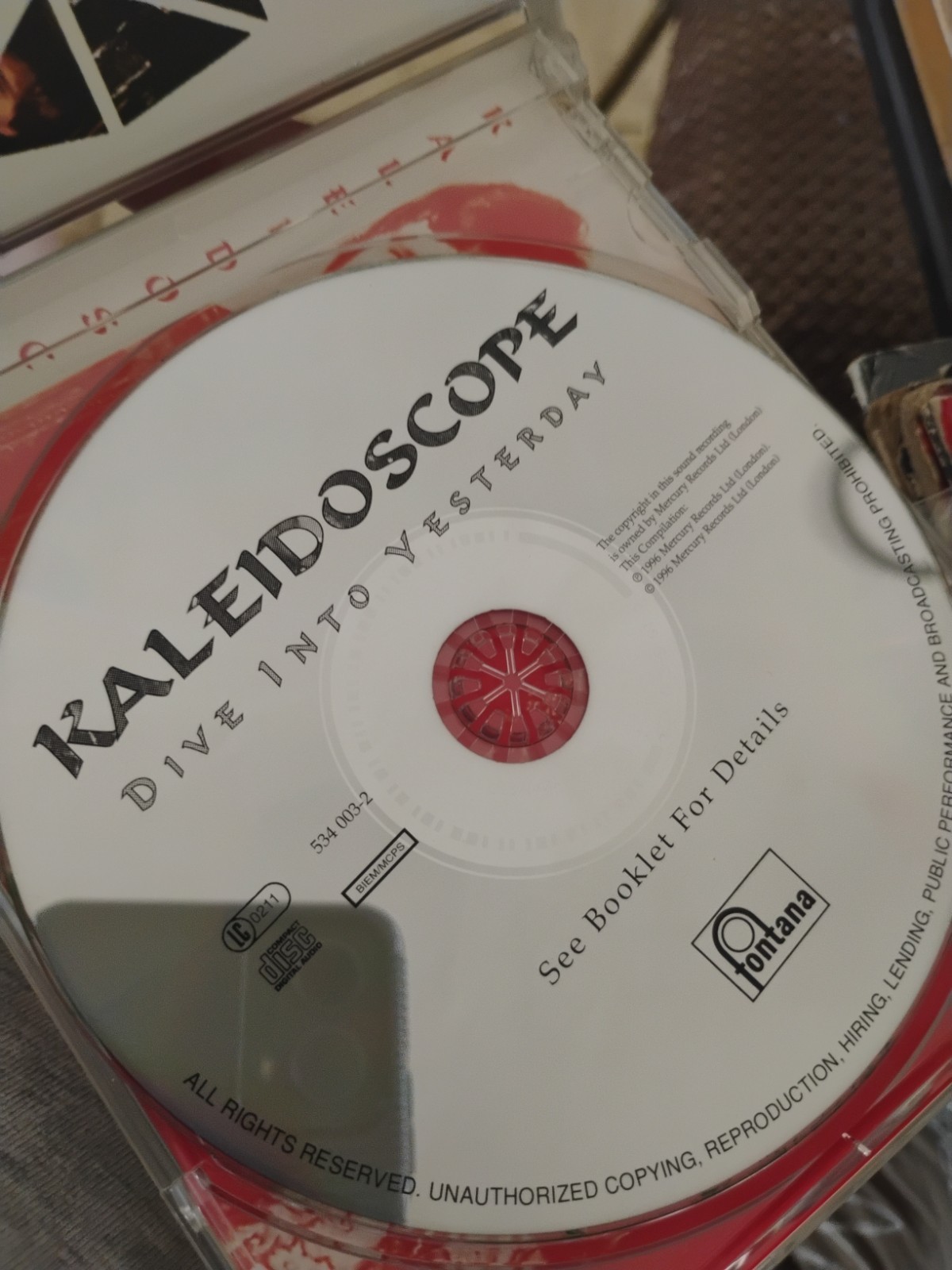 Kaleidoscope DIVE INTO YESTERDAY Fontana UK CD pop psych FLIGHT FROM ASHIYA