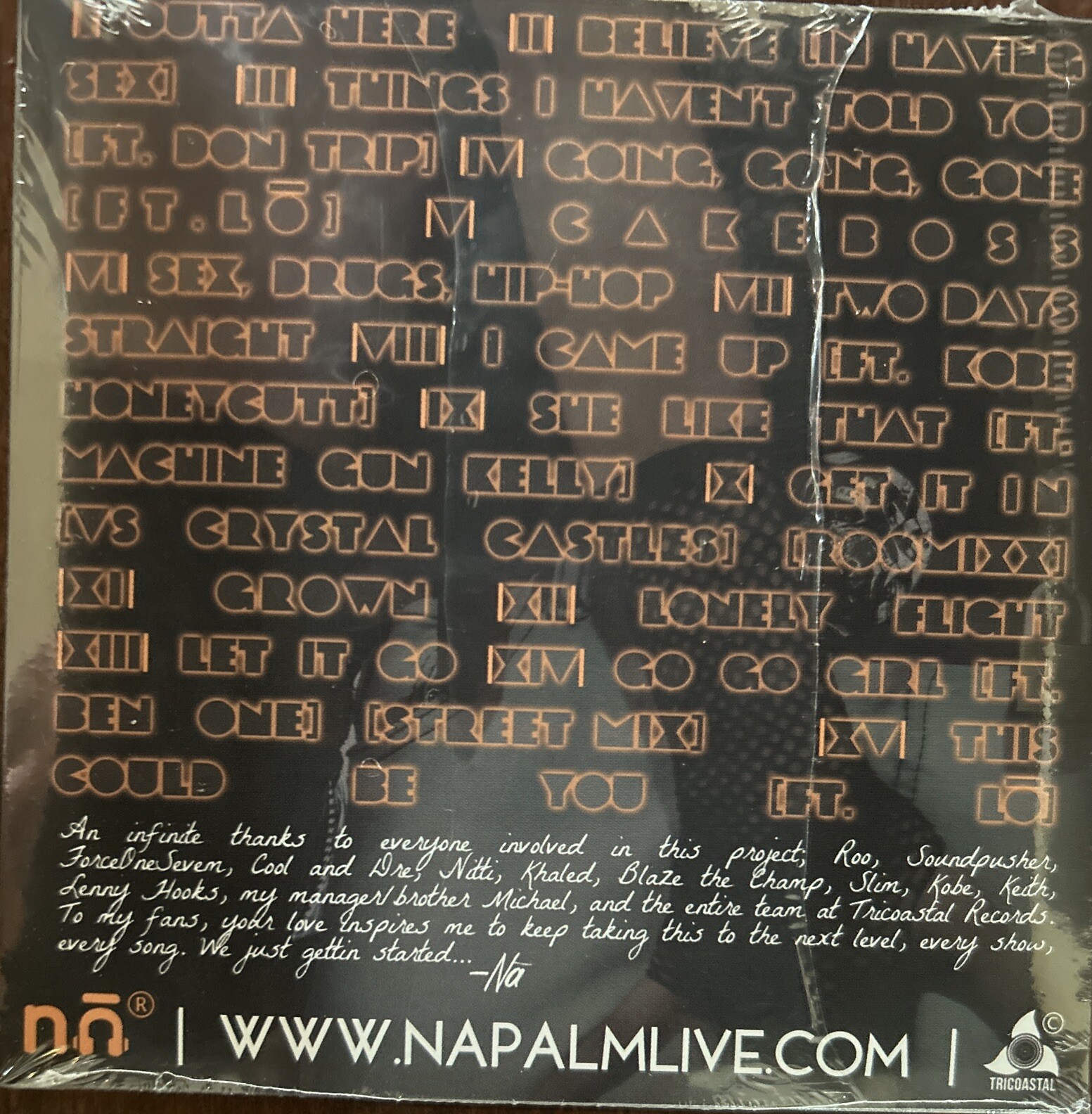 Late at Night, by NA Palm, CD, New, Cardboard Sleeve
