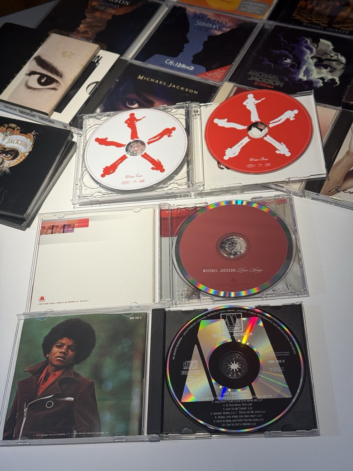 MICHAEL JACKSON (25 Compact Disc Lot)/Rare/OOP/Imports/Used & Very Good Plus+!!!