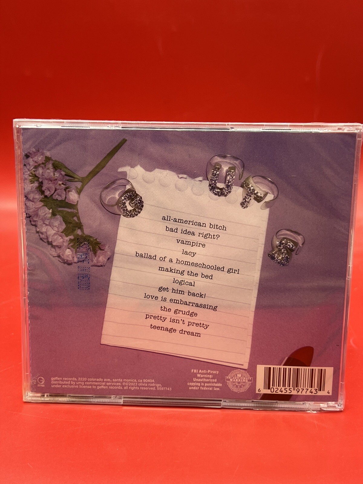 OLIVIA RODRIGO - GUTS - TARGET Excl. ALTERNATIVE COVER & POSTER - CD NEW/SEALED
