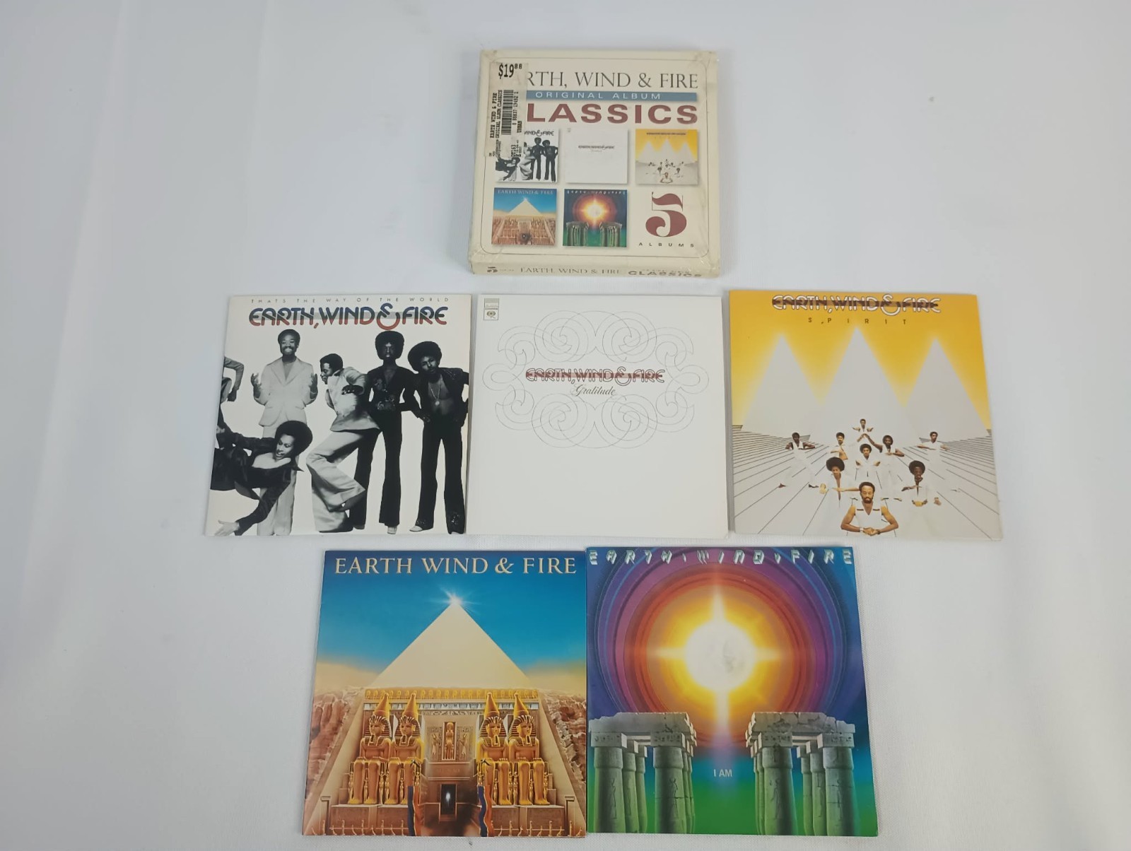 Earth Wind and Fire Classics 5 Album CD set 2013