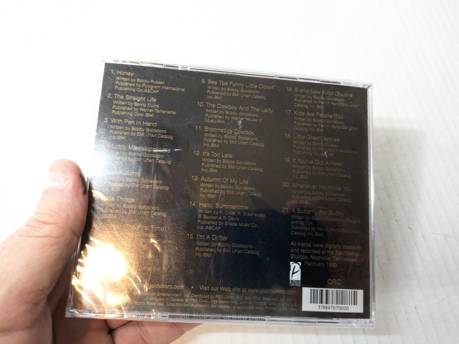 Bobby Goldsboro The Greatest Hits Collection CD 22 tracs New Factory sealed