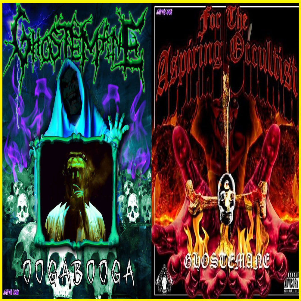 GHOSTEMANE cd - 2 albums on 1 disc:"oogabooga" & "For the aspiring occultist"