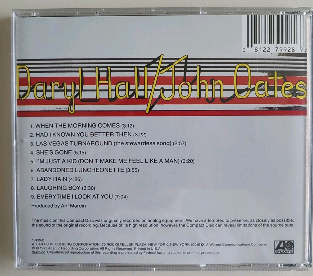 Daryl Hall & John Oates - 2 CD lot - Abandoned Luncheonette / Our Kind Of Soul